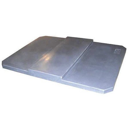 Cube Truck Lid, Gray, Fits 12-1/2 cu. ft. MPN:PBL-10