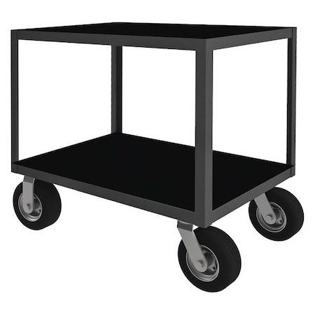 Instrument Cart with Flush Metal Shelves, Steel, 1, 200 lb Load Capacity, 2 Shelves, 66 in L MPN:RIC30362NH8SPN95