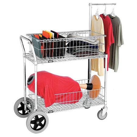 Visual Cart, Cap 300 Lb, 41x18, 2 Shelves MPN:VSC-183C