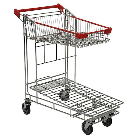 PlatformShoppingCart, Steel, 36-1/2