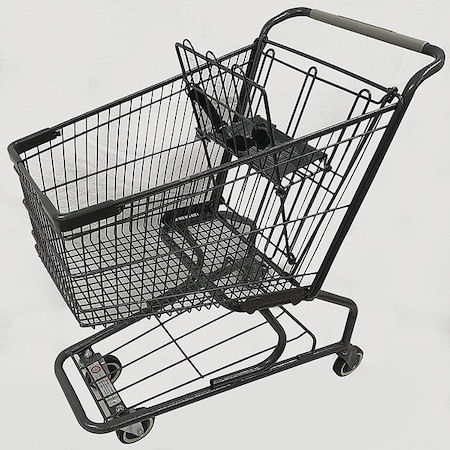 Shopping Cart, Steel, 32-in L, 19-in W MPN:WMP-090L-EC