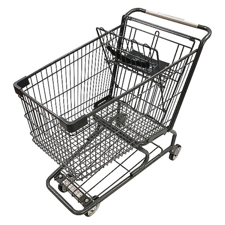 Shopping Cart, Steel, 36-in L, 22-in W MPN:WMP-152L-EC