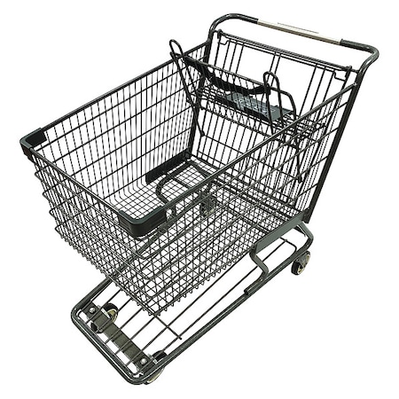 Shopping Cart, Steel, 37-in L, 25-in W MPN:WMP-180L-EC
