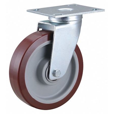 Swivel NSF-Listed Plate Caster, 450 lb., NSF-Listed Plate Type B MPN:02XA06128S002GN