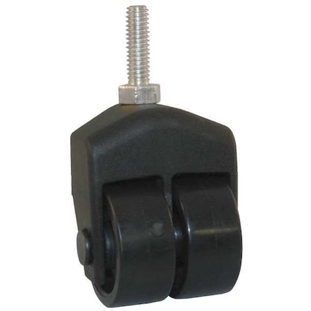 Dual Wheel Swivel Caster, 150 lb, 1-1/2 In, PP MPN:155-2XPP-22