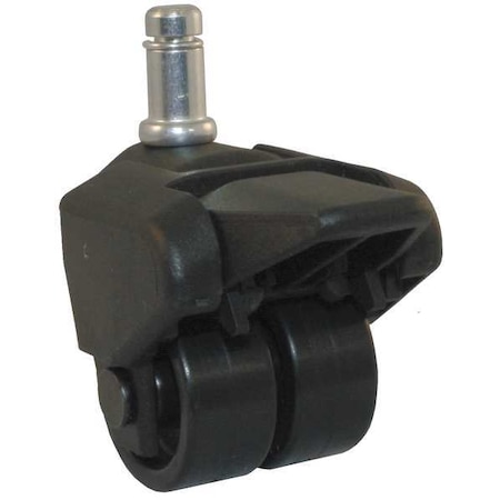 Dual Wheel Swivel Caster, Brake, 150 lb, 1-1/2 In. MPN:155-2XPP-40-WB
