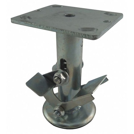 Floor Lock, Plate, 8 in. H, 4 x 4-1/2 MPN:16LF0680