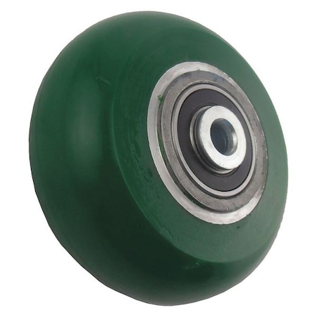 Caster Wheel, 6 in. Dia, 1250 lb., Green MPN:16V363