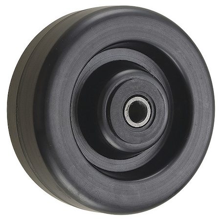 Caster Wheel, 5 in, Precision Ball Bearing MPN:16V368