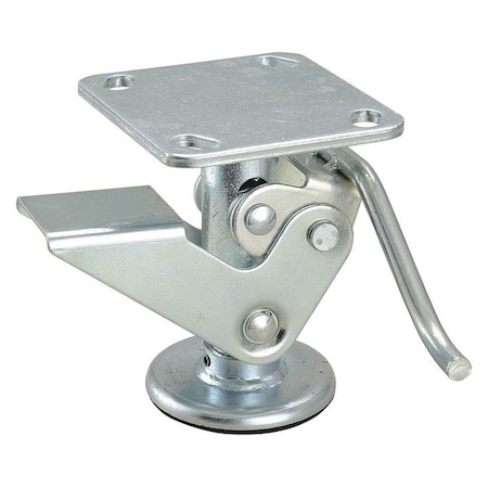 Floor Lock, Plate, 6 in. H, 4 x 4-1/2 MPN:16V371