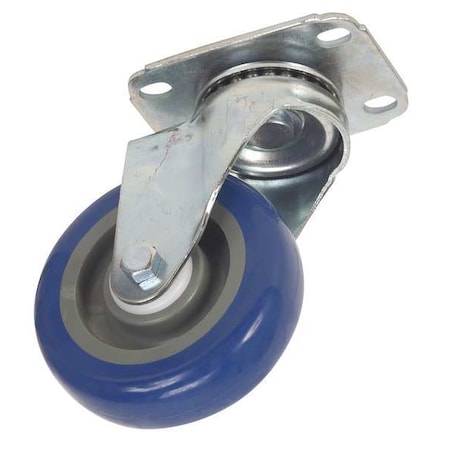 Swivel NSF-Listed Plate Caster, Poly, 3-1/2 in., 250 lb. MPN:1G095