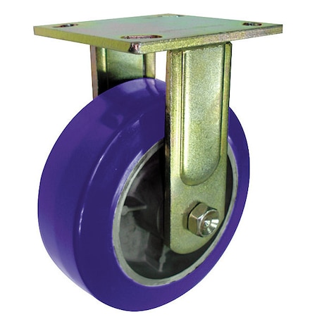 Rgd Plate Caster, Polyurthan, 4 in., 750 lb MPN:1NUY3