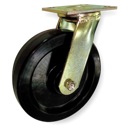 Swivel Plate Caster, Phnolic, 4 in., 800 lb MPN:1NUZ6