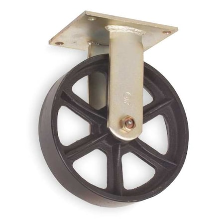 Rgd Plt Castr, Cst Irn, 5 in., 1200 lb., Blk MPN:1NVH6