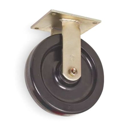 Rgd Plate Caster, Phenolic, 5 in., 1000 lb. MPN:1NVK9