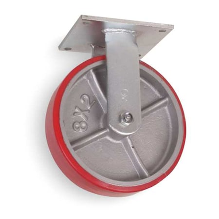 Rigid Plate Castr, Poly, 5 in., 1050 lb., Rd MPN:1NVL9