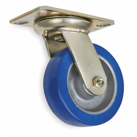 Swivel Plate Caster, Polyurethane, 10 in, 1750 lb MPN:1NVX2