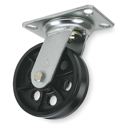 V-Grve Swivl Cstr, Cast Irn, 4 in, 800 lb, A MPN:1NWD5