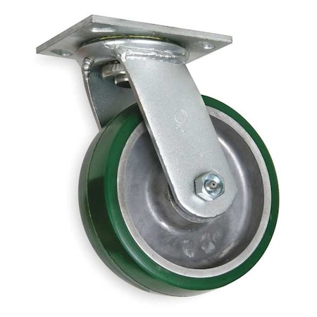 Swivel Plate Castr, Polyrthan, 4 in, 700 lb MPN:1NWK1