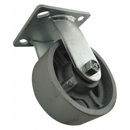 Rigid Plate Caster, Cast Irn, 5 in, 1000 lb MPN:1NWL3