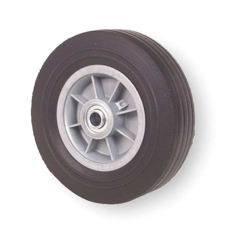 Solid Rubber Wheel, 8 in., 400 lb., Offset MPN:1NWZ5