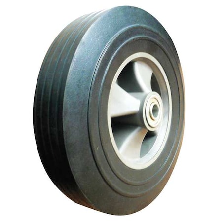 Solid Rubber Wheel, 10 in., 450 lb., Offset MPN:1NWZ6