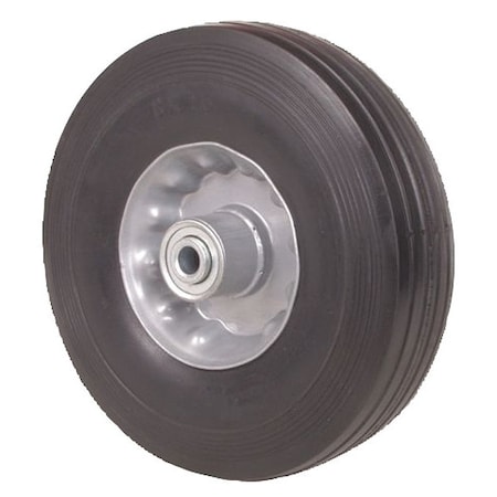 Solid Rubber Wheel, 6 in., 200 lb., Symmtrc MPN:1NXB4