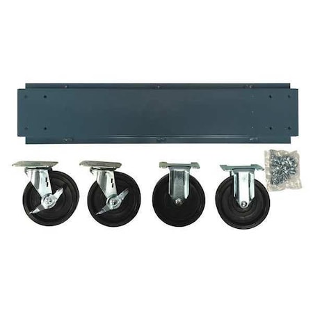 Standard Plate Caster, Swivel/Rigid, PK4 MPN:1UG97