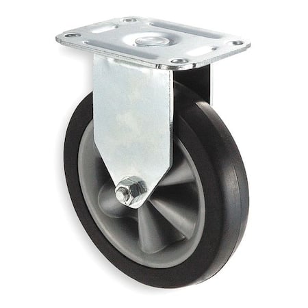 Rigid Plate Caster, Polyolfin, 3 in, 125 lb MPN:1UHW1
