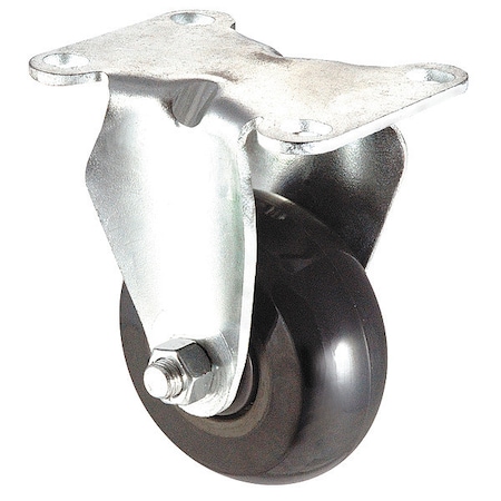 Rgd Plat Castr, Polyurthane, 3 in., 300 lb. MPN:1UKA4