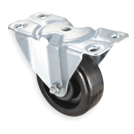 Rigid Plate Caster, Phenolic, 4 in., 450 lb MPN:1UKW5