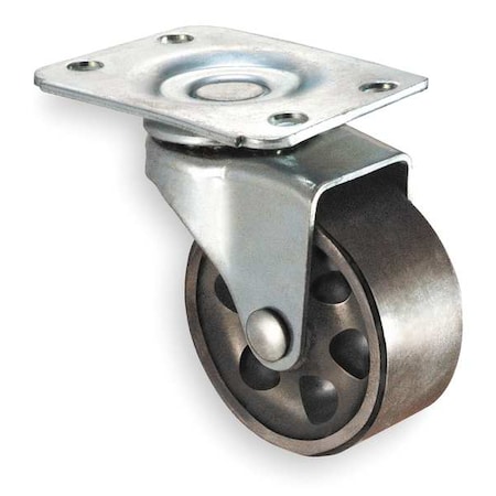 Swivel Plte Cstr, Cst Irn, 2 in, 125 lb, Gry MPN:1UKW6