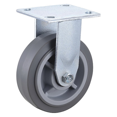 Rigd Plat Castr, Therm Rubber, 6 in, 450 lb MPN:1ULJ7