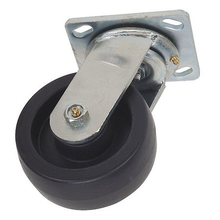 Swivl Plat Castr, Polyolfin, 5 in., 800 lb. MPN:1ULK9