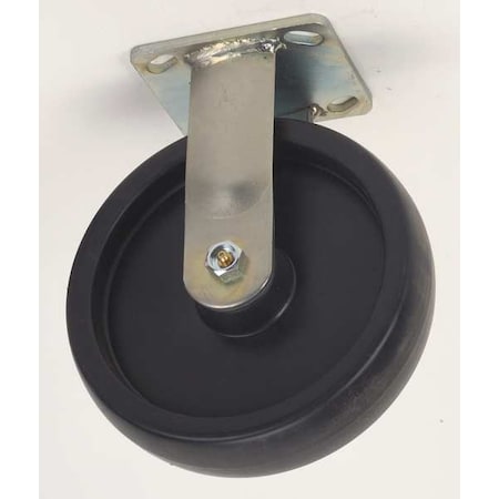 Rgd Plat Caster, Polyolefin, 8 in., 900 lb. MPN:1ULL7
