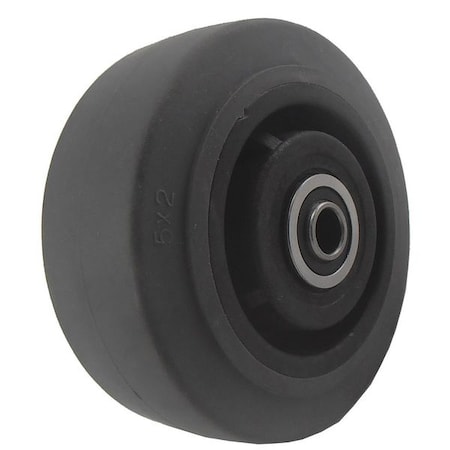 Caster Wheel, Gray, 75 Shore A, 1/2 in Bore MPN:20PM15