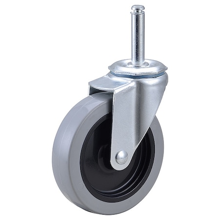 Stem Caster, 4 in Dia, Polyurethane, 150lb MPN:20TM18