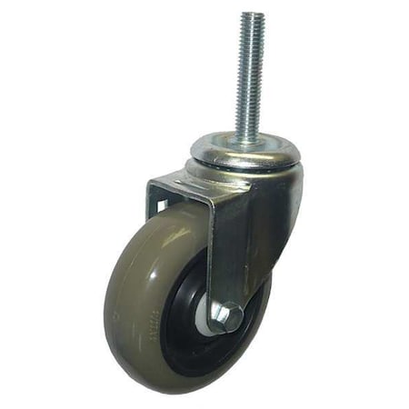 Swivel Stem Caster, Poly, 4 in., 275 lb., Gry MPN:20TM25