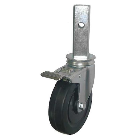 Swivel Stem Caster, Rubber, 5 in., 240 lb. MPN:20TM40