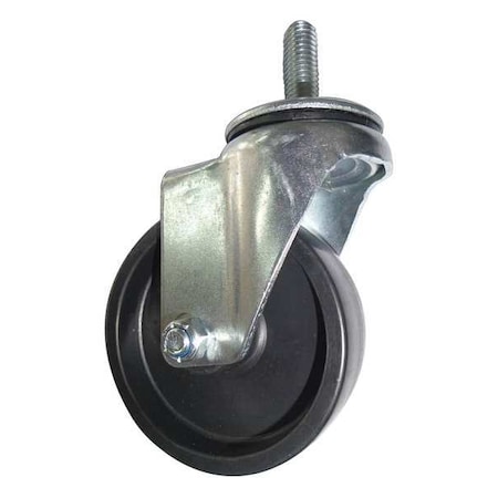 Stem Caster, 4 in Dia, Polyolefin, 275lb MPN:20TM48
