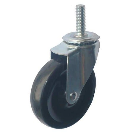Swivel Stem Castr, Rubbr, 3 in., 100 lb, Blk MPN:20TM50