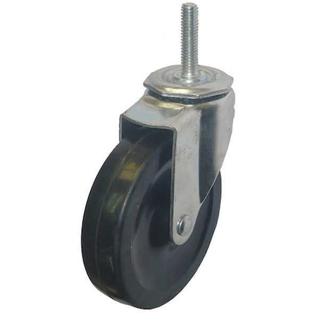 Swivel Stem Castr, Rubbr, 4 in., 115 lb.Blk MPN:20TM51