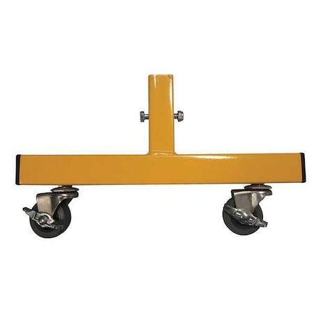 Locking Caster Feet, 20 in L, Yellow MPN:22NY07