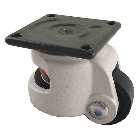 Plate Caster, Swivel, Nylon, 3 1/4