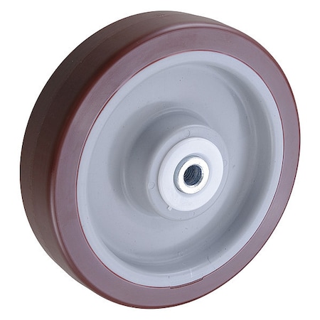 Caster Wheel, 6 in, 450 lb., Delrin Bearing MPN:26Y383