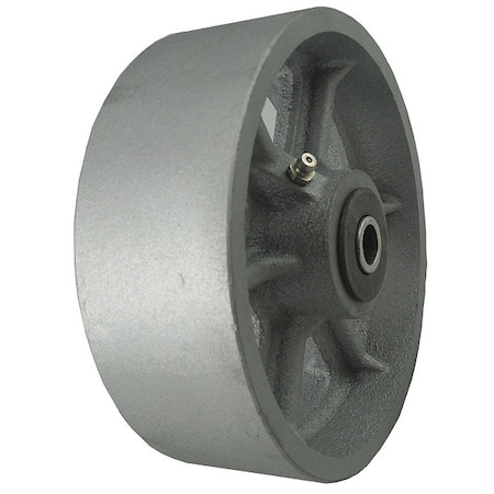 Caster Wheel, Cast Iron, 1400 lb., Gray MPN:26Y440