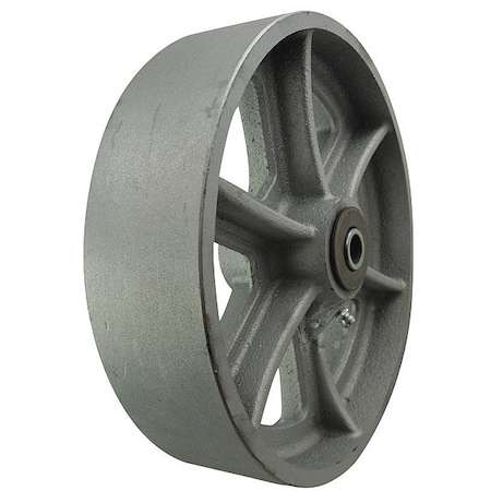 Caster Wheel, Cast Iron, 8 in., 1800 lb. MPN:26Y441