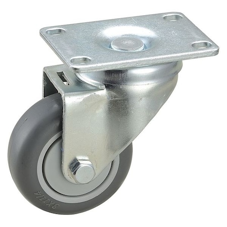 Swivel NSF-Listed Plate Caster, TPR, 3 in., 210 lb. MPN:2G053