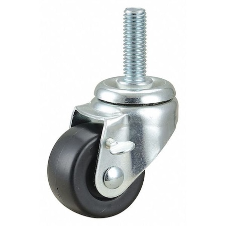 Swivel Stem Caster, 2 in., 200 lb., PPL MPN:2HR-8A-LP-ZN-HD-PP-B