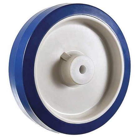 Caster Wheel, 900 lb., 6 D x 2 In., Core Color: White MPN:2RZD8